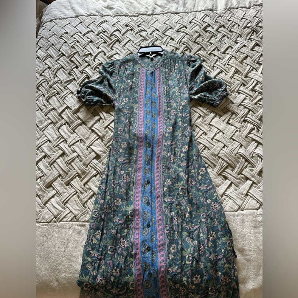 Lucky Brand Short Puff Sleeve Shift Dresses, Size M